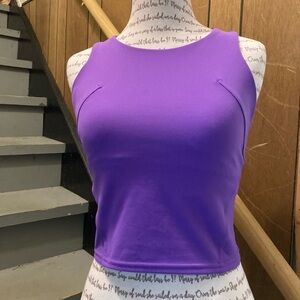 Lululemon Highneck Align Women's Crop Top, Ultraviolet size 6